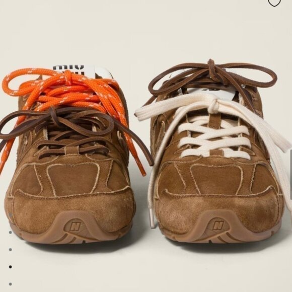 🎁🎉Miumiu x New Balance 530 Classic Sneaker brown casual - Picture 1 of 7